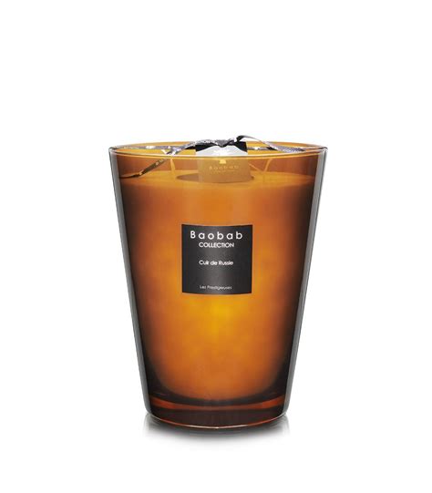 cuir de russie baobab|BAOBAB COLLECTION Cuir de Russie Max 10 scented candle, .